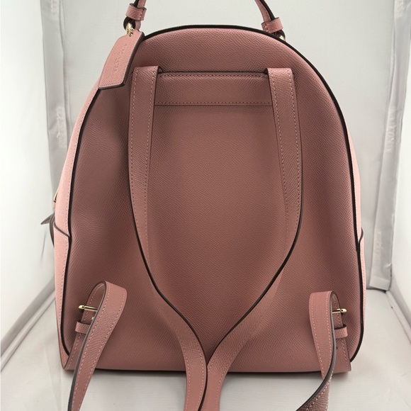 Coach Pink and Gold Leather Backpack - Picture 3 of 6